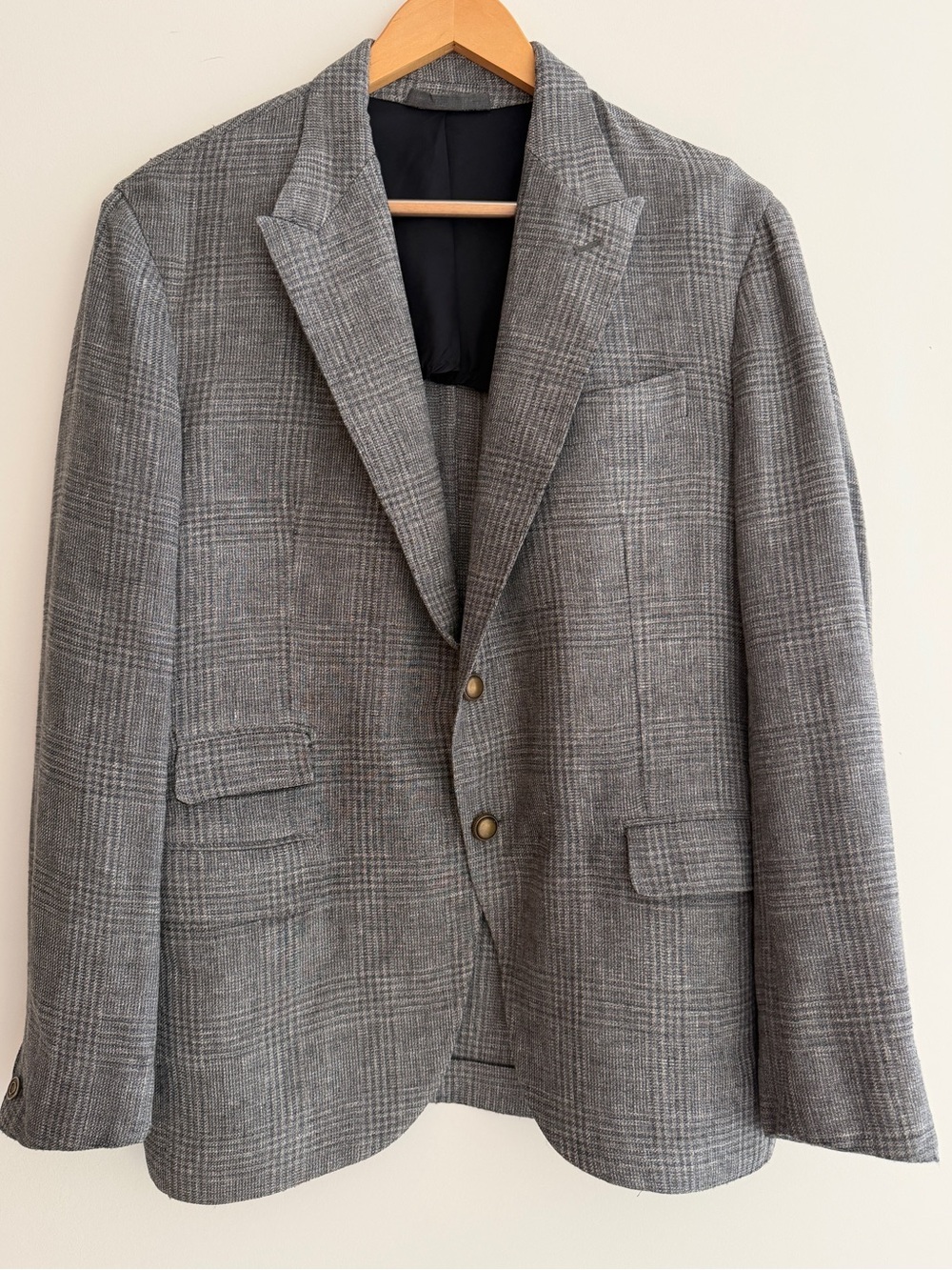 ELEVENTY Special Collection Platinum Blazer Sport Coat Glen Plaid Quiet Luxury